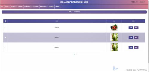 基于SpringBoot的农产品销售App系统的设计与实现